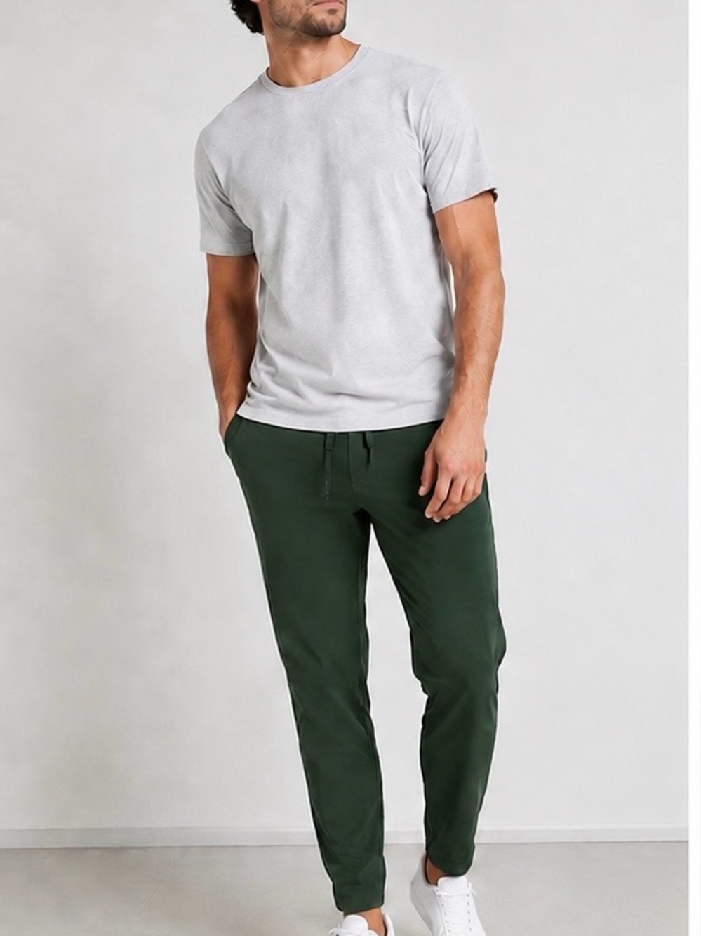 Fabletics Dark Green Drawstring -The One Pant